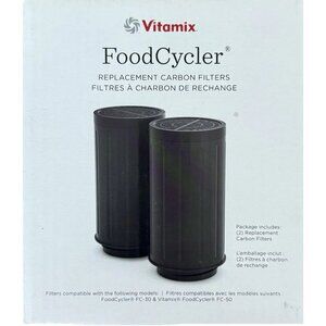 Vitamix FoodCycler Replacement Carbon Filters For FC-30 FC-50 System - NIB